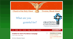 Desktop Screenshot of holyghostcc.org